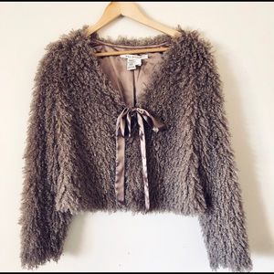 Max Studio Fizzy Sweater Cardigan w/tie